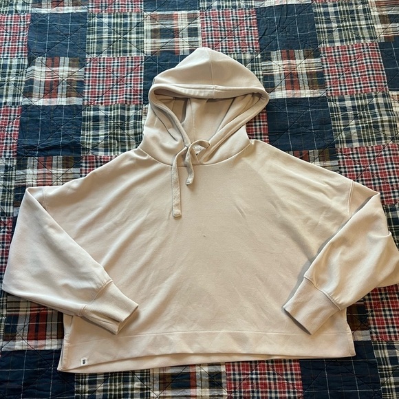 Simply Southern Tops - Simply Southern Cream Casual Hoodie Sweatshirt